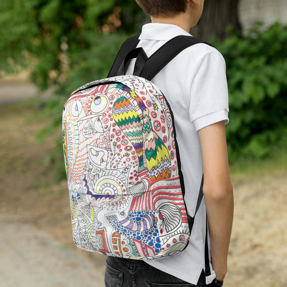 "Dream Schematic #DBC43" Backpack