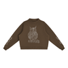 Centennial Owl Mock-Neck Crew Sweatshirt