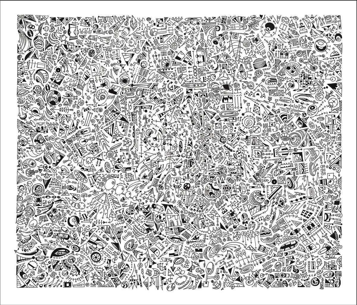"Dream Schematic #1" original artwork by Brian Tohill