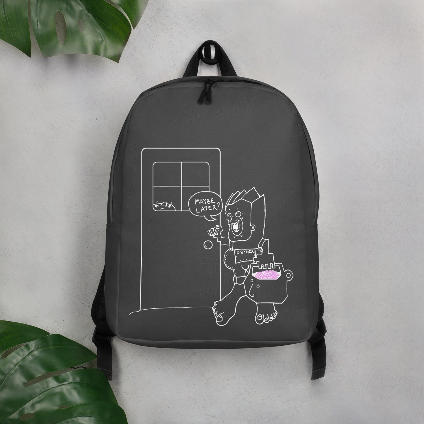 "Brain Donor" Minimalist Backpack