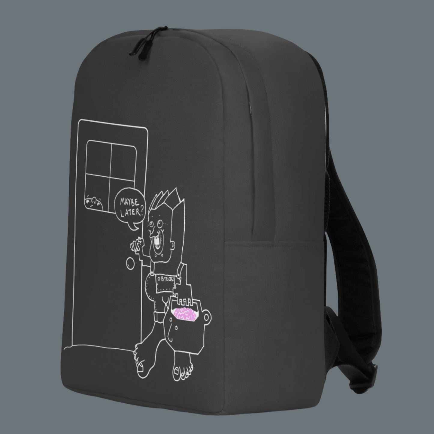 "Brain Donor" Minimalist Backpack