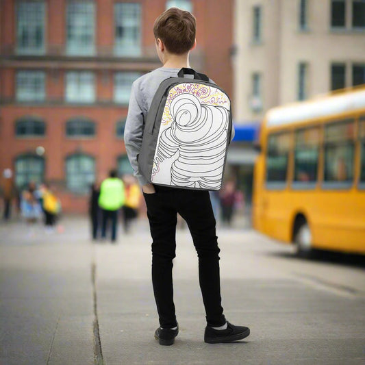 "Squiggs" Minimalist Backpack