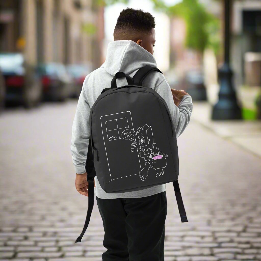 "Brain Donor" Minimalist Backpack