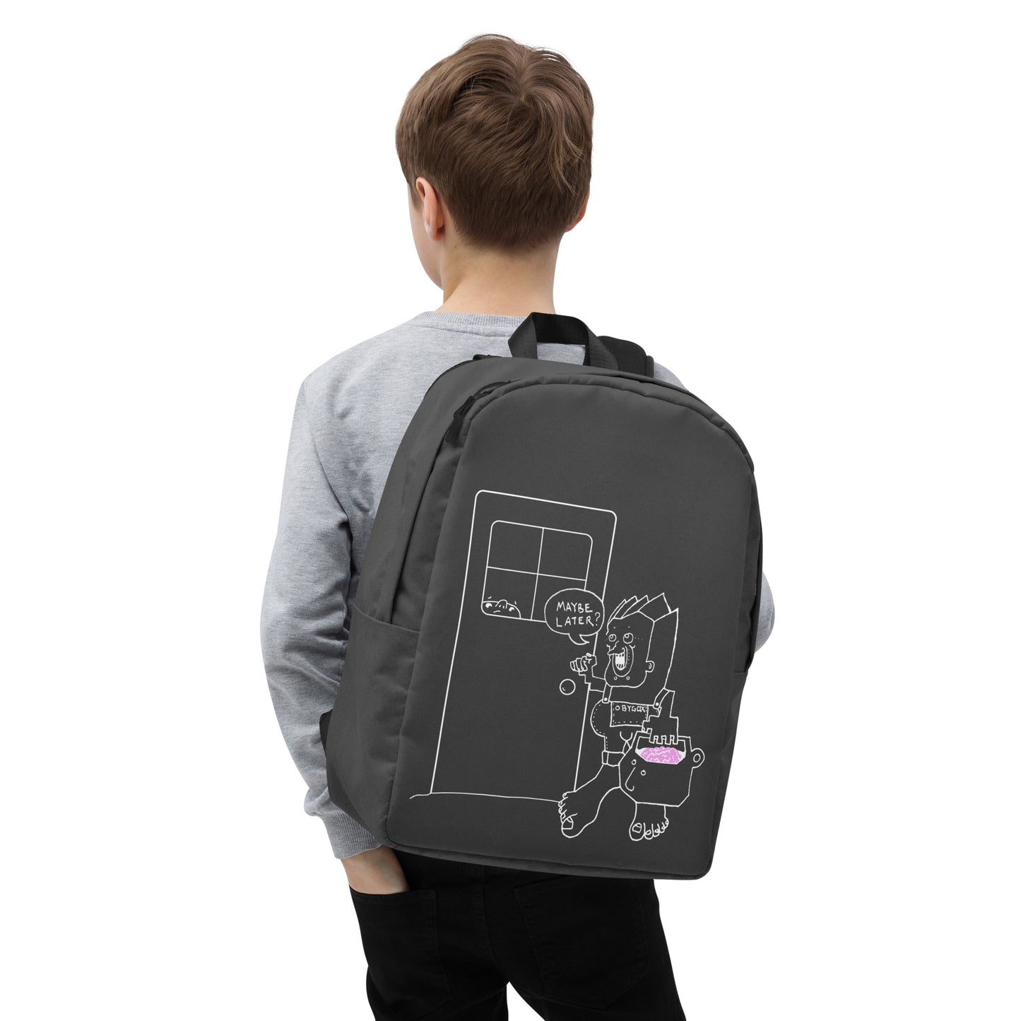 "Brain Donor" Minimalist Backpack