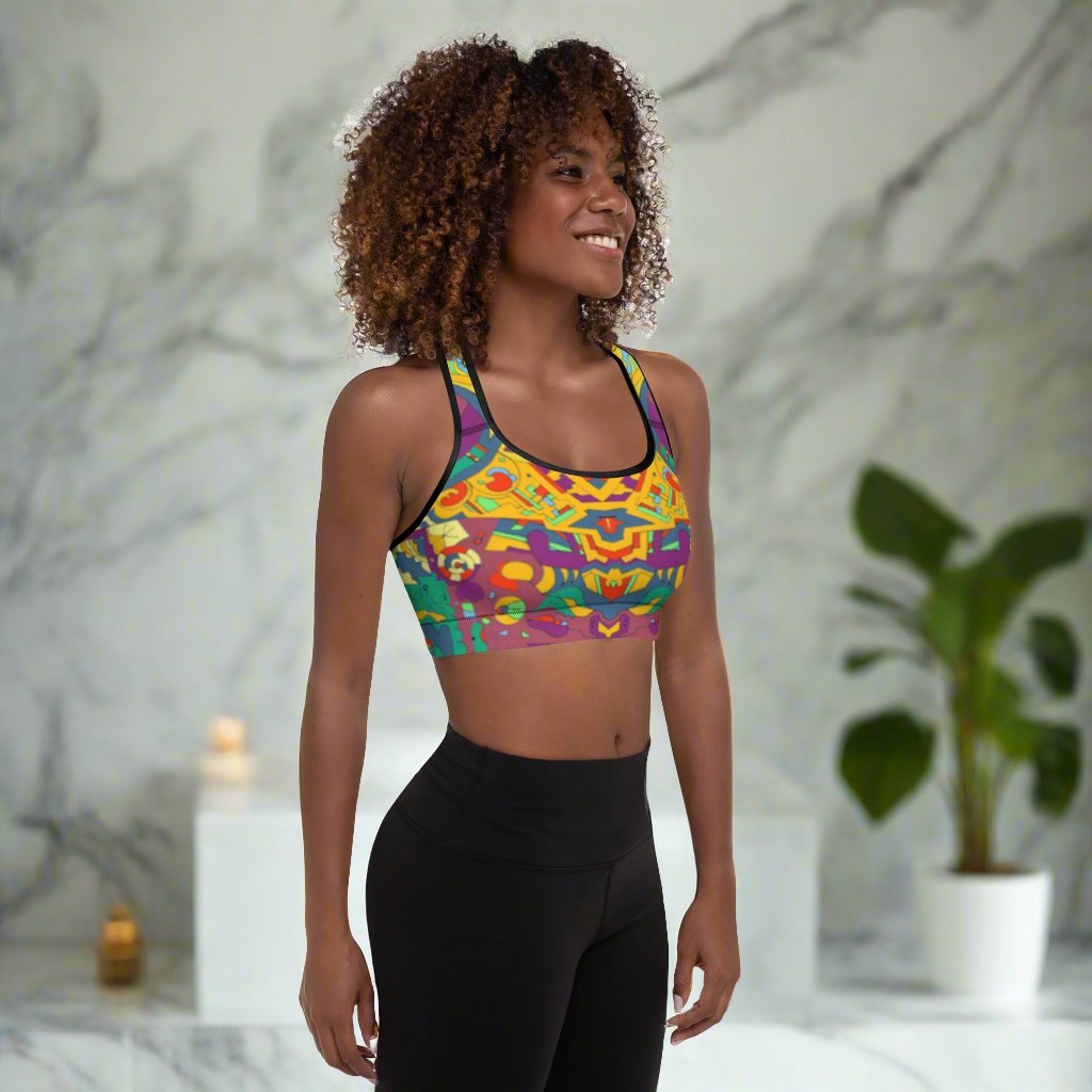 "Voyage" Padded Sports Bra