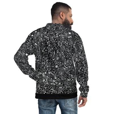 Unisex INVERTED "Dream Schematic #1" Bomber Jacket