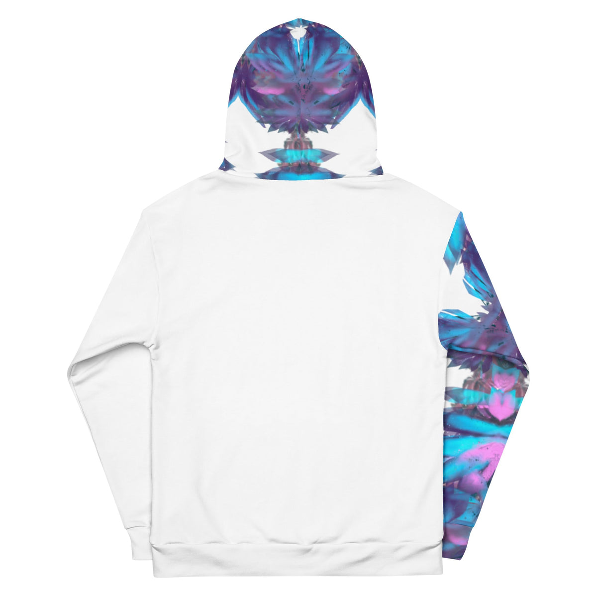 "Winter's Breath" Hoodie by Ana Tohill — hood detail