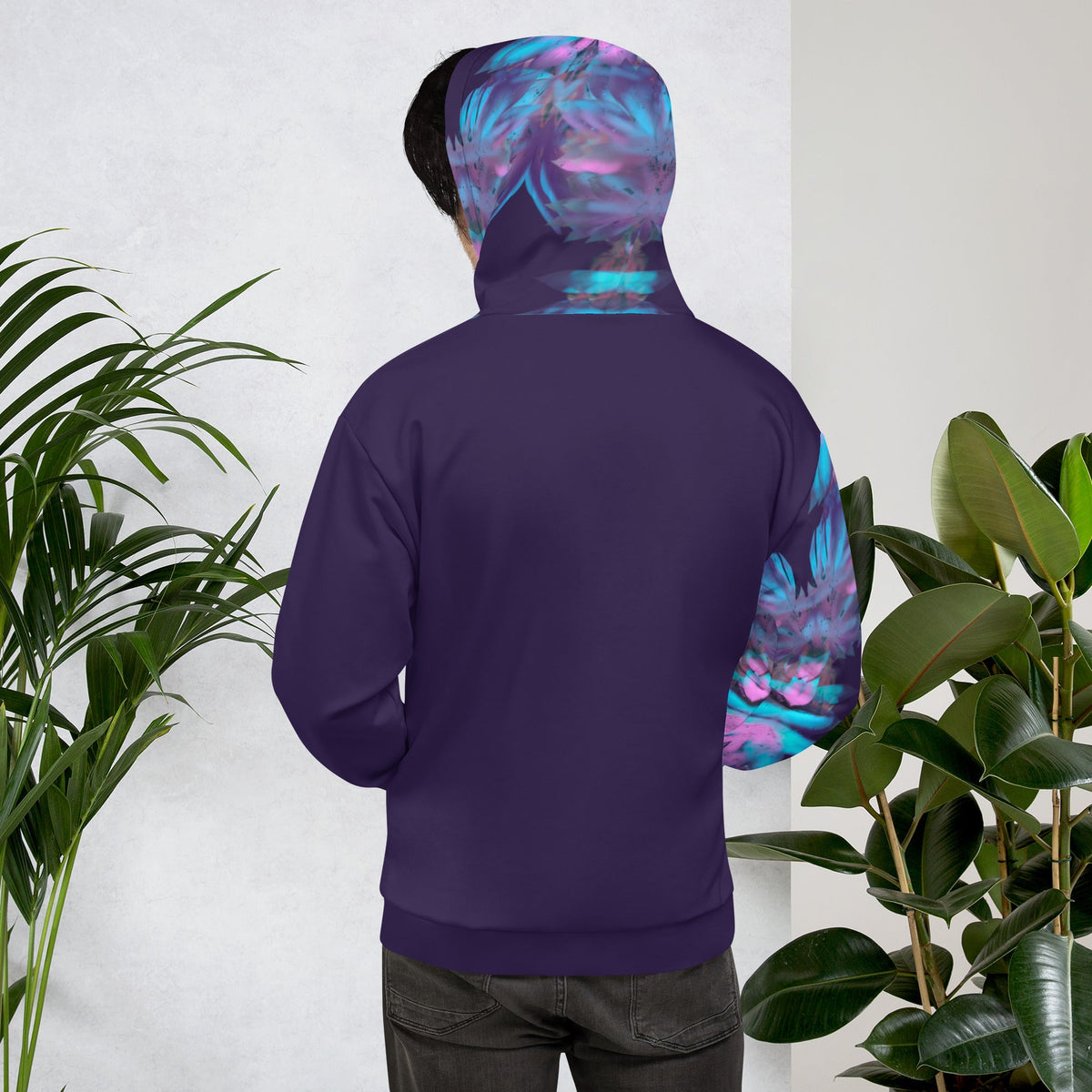 "Suspiro" Hoodie by Ana Tohill — back view