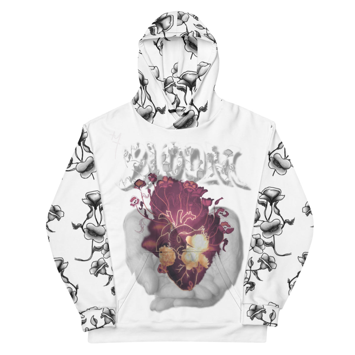 "Bloom" Hoodie by Ana Tohill — front view