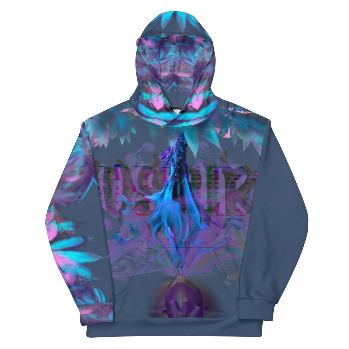 "Suspiro Ice" Hoodie by Ana Tohill — front view