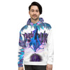 "Winter's Breath" Hoodie by Ana Tohill — front view detail