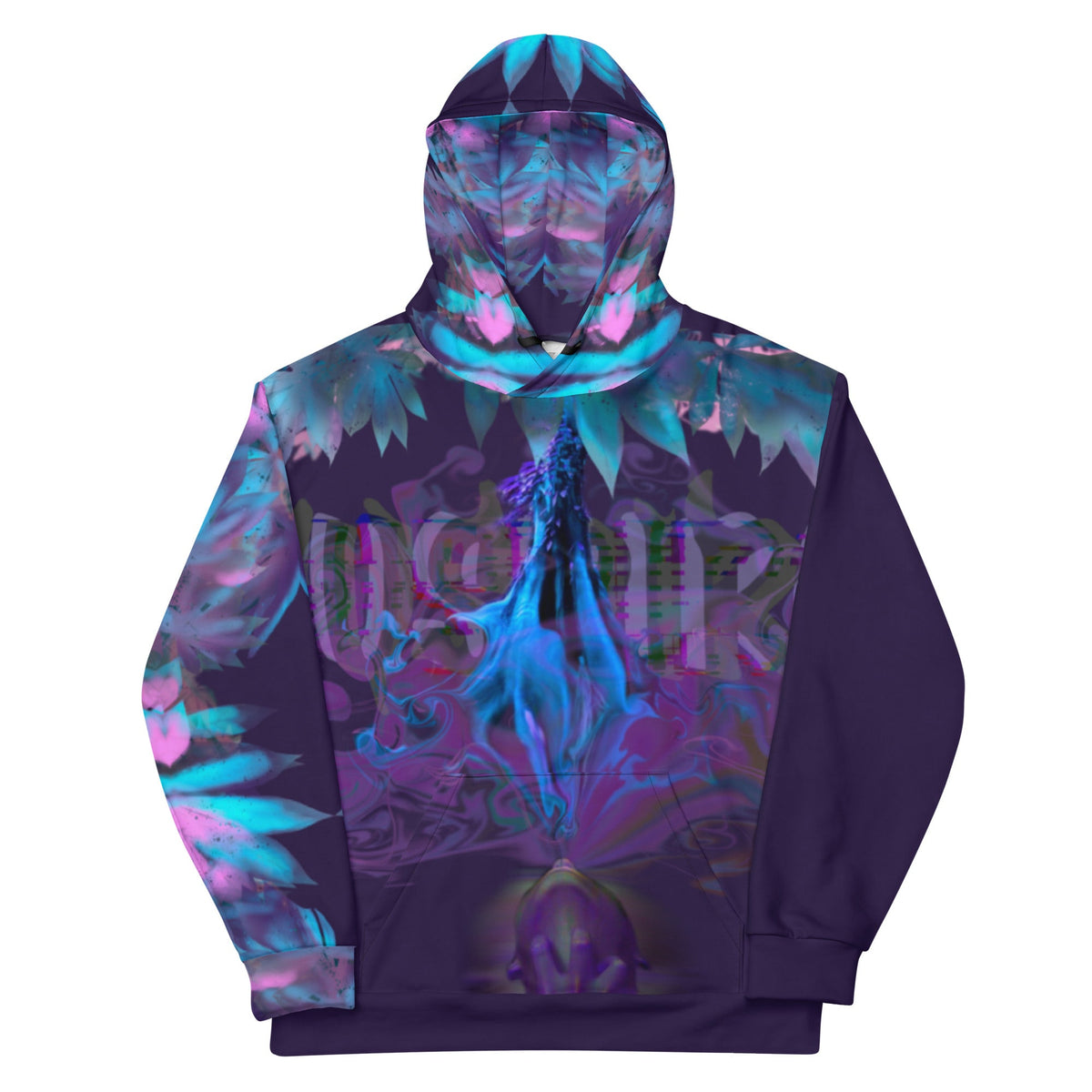 "Suspiro" Hoodie by Ana Tohill — front view detail