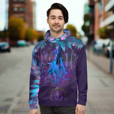 "Suspiro" Hoodie by Ana Tohill — front view