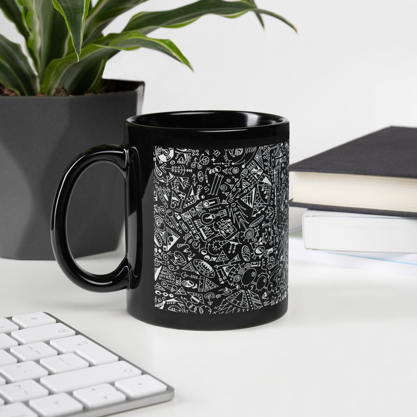 Black Glossy "Dream Schematic #1" Mug