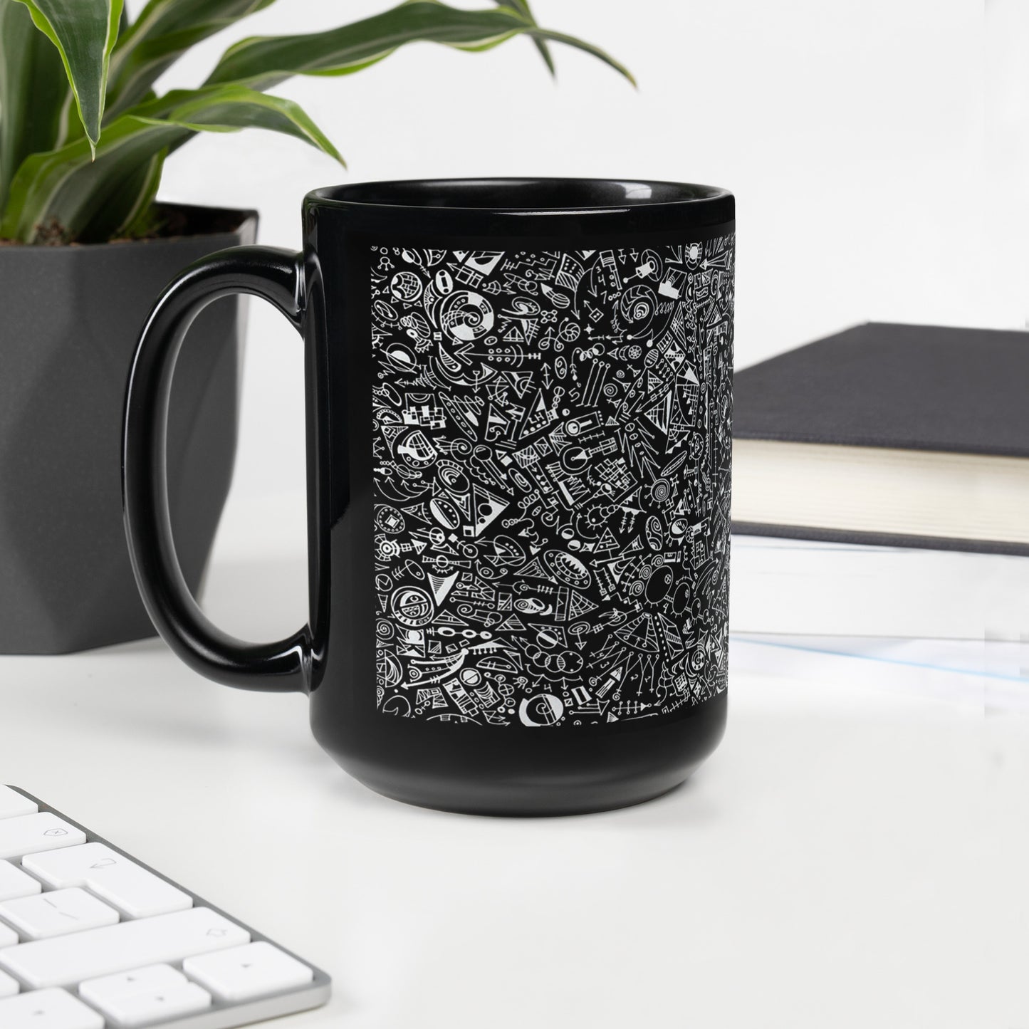 Black Glossy "Dream Schematic #1" Mug