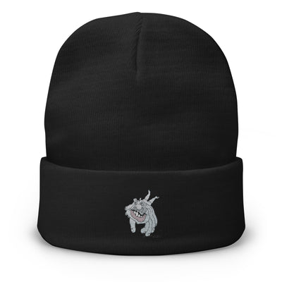 "Hans" Embroidered Beanie