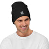 "Hans" Embroidered Beanie