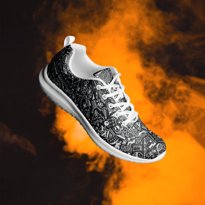 Men’s INVERTED "Dream Schematic #1" athletic shoes