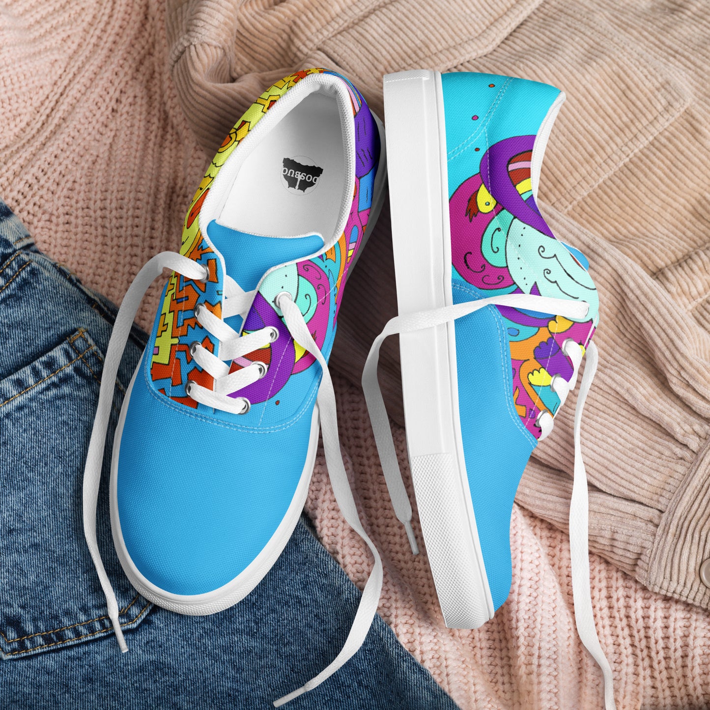 "Tytan Z" Men’s lace-up canvas shoes