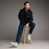 Men's "BIG IF" Canvas Shoes by Brian Tohill — front detail view
