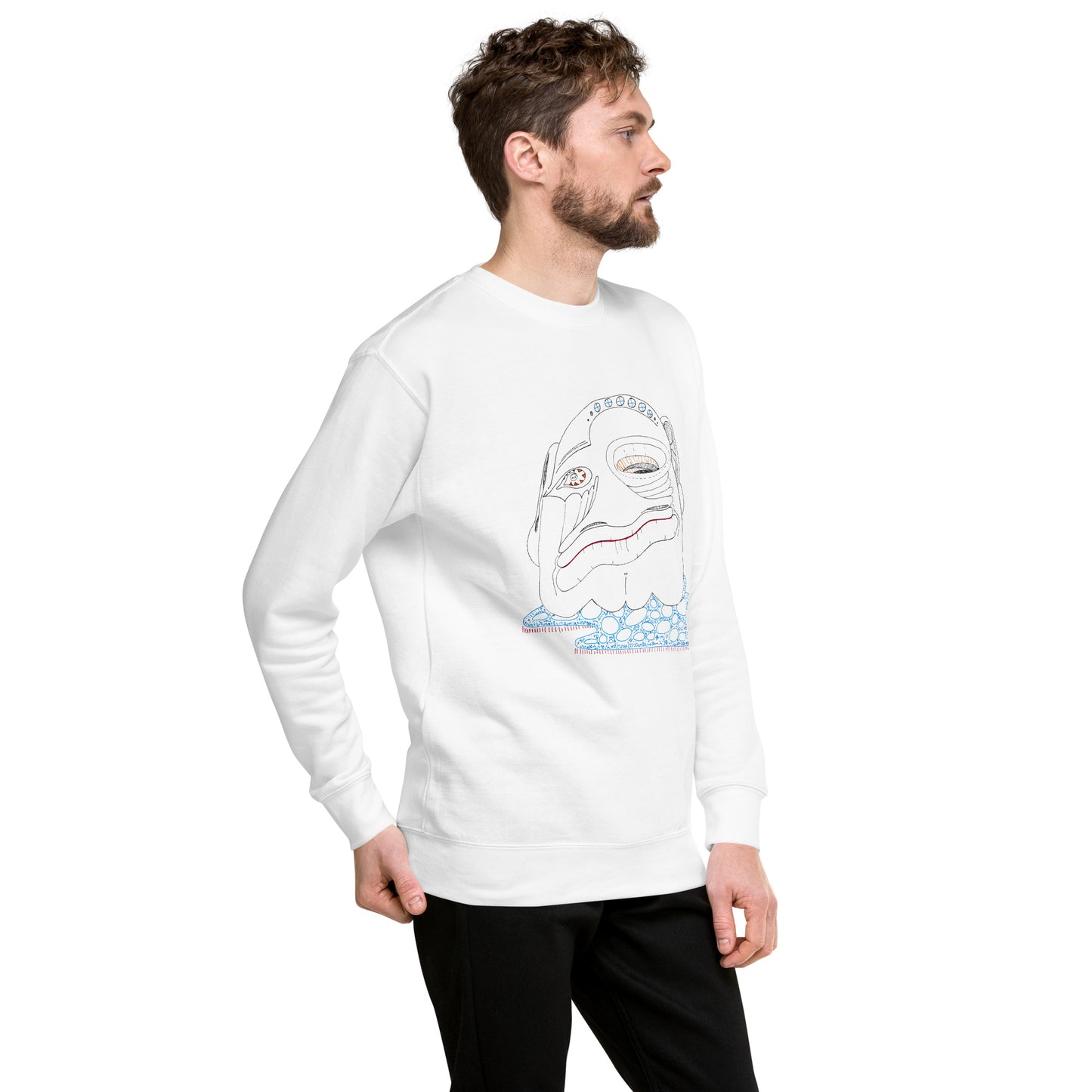 "Olmecs on Acid" Unisex Premium Sweatshirt