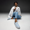 Women's "BIG IF" Canvas Shoes by Brian Tohill — front view