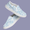 Women's "BIG IF" Canvas Shoes by Brian Tohill — front detail view