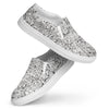 Women's "Dream Schematic #1" Slip-On Canvas Shoes by Brian Tohill — front view