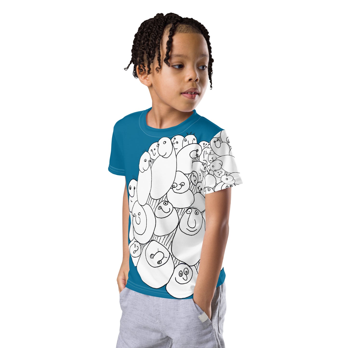 "One In Every Cloud" Kids crew neck t-shirt