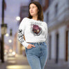 "Bloom" Recycled long-sleeve crop top