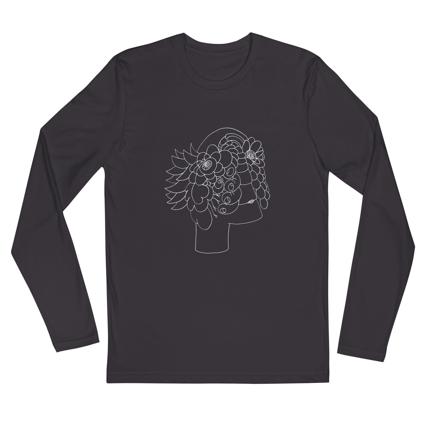 "Eye Beholden" Long Sleeve Fitted Crew