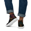 Men's INVERTED "Some Jazz Schematic"' high top canvas shoes