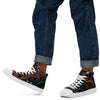 Men's INVERTED "Some Jazz Schematic"' high top canvas shoes