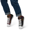 Men's INVERTED "Some Jazz Schematic"' high top canvas shoes