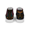 Women's INVERTED "Some Jazz Schematic" high top canvas shoes